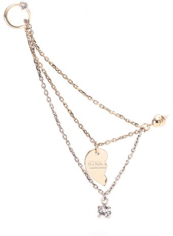 Nina Ricci Earring with Ear Cuff - Lyst
