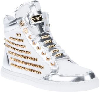 Philipp Plein Studded Trainer - Lyst