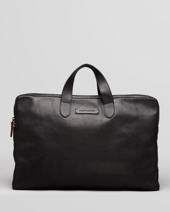 Ralph Lauren Polo Tumbled Leather Day Duffel with Ipad Sleeve - Lyst