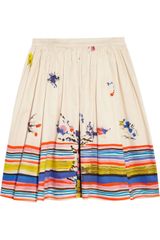RED Valentino Printed Cotton Skirt