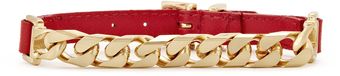 Reiss Charlot Chain and Leather Bracelet - Lyst