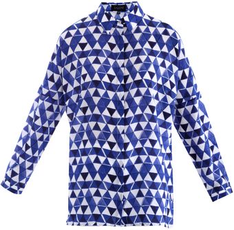 Saloni Block Print Shirt - Lyst