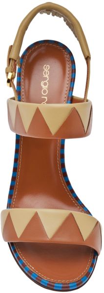 sergio rossi sequin slingback sandals