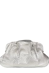 Zagliani 3D Effect Karung Clutch