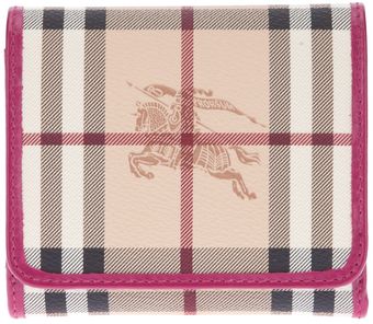 Burberry Checked Purse - Lyst