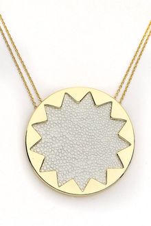 House Of Harlow Sunburst Pendant Necklace - Lyst