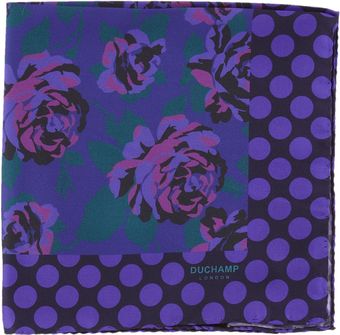Duchamp Rose Garden Pocket Square - Lyst
