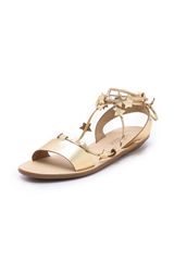 Loeffler Randall Starla Star Plank Sandals