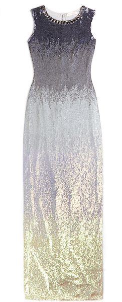 Matthew Williamson Futuristic Sequin Sleeveless Maxi Dress - Lyst