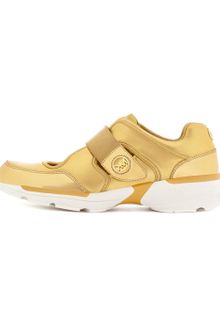 Michael Kors Metallic Leather Sneaker - Lyst