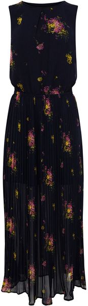 Oasis Rope Neck Floral Maxi Dress - Lyst