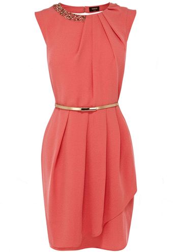 Oasis Paloma Embellished Dress - Lyst