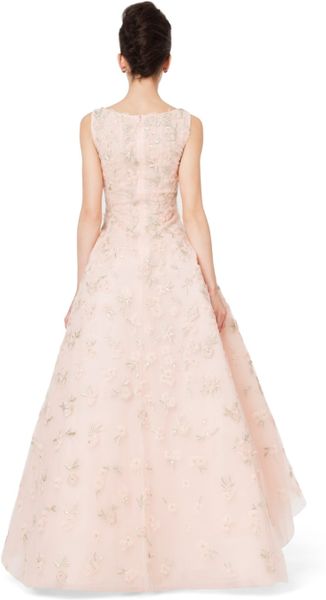 oscar de la renta pink skirt