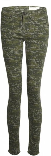 Rag & Bone Rag Bone The Skinny Camo - Lyst