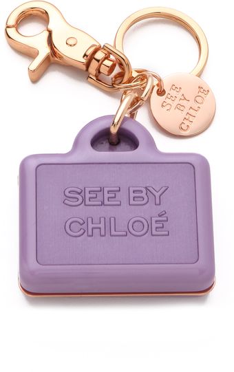 See By Chloé Suitcase Keychain - Lyst