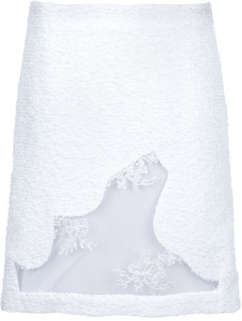 Simone Rocha Sheer Detail Skirt - Lyst