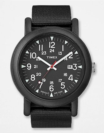 Timex® Ladies Black Camper Watch - Lyst