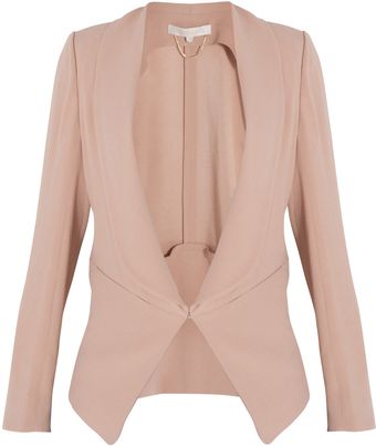 Vanessa Bruno Crepe Drape Blazer - Lyst