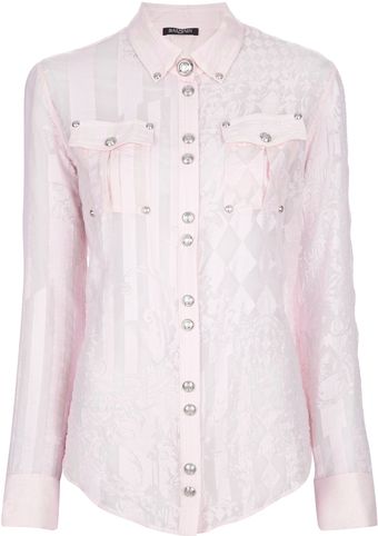 Balmain Miami Printed Shirt - Lyst