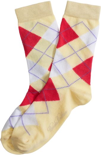 Brooks Brothers Argyle Sock - Lyst