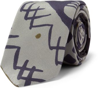 Burberry Prorsum Printed Silk Tie - Lyst