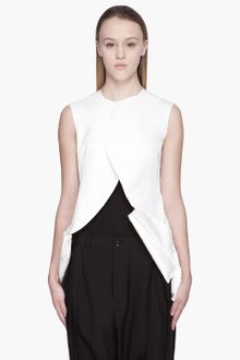 Comme Des Garçons Offwhite Padded and Paneled Vest - Lyst