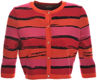 Issa Cropped Jaquard Jacket  - Lyst