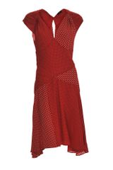 Joseph Julianne Multi Spot Dress Red