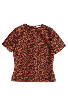Michael Van Der Ham Structured Chilli Jacquard Top - Lyst