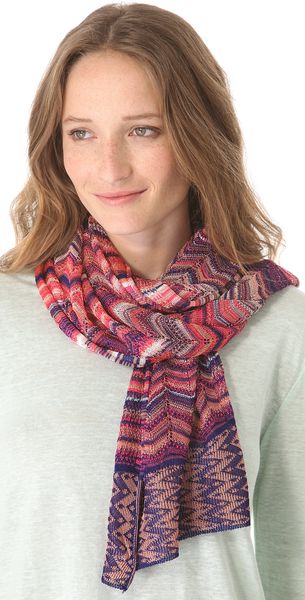 Missoni Mixed Print Scarf - Lyst