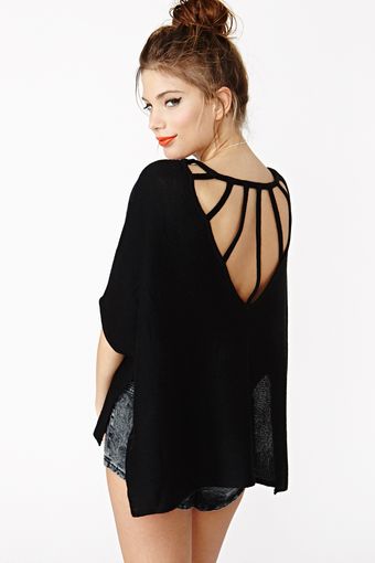 Nasty Gal Shadow Strapped Knit - Lyst