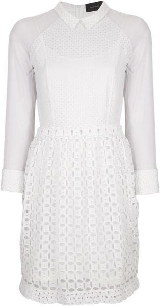 Simone Rocha Eyelet Dress - Lyst