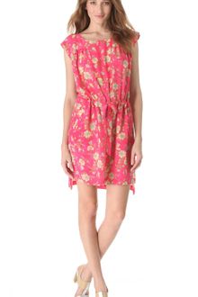 Suno Drawstring Boxy Tunic Dress - Lyst