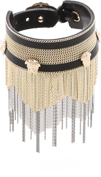 Versace Fringe Bracelet - Lyst