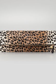 Clare Vivier Leopard Print Oversize Clutch - Lyst