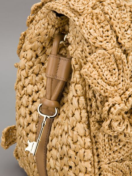 Dolce & Gabbana Sicily Raffia Handbag in Beige (camel) - Lyst
