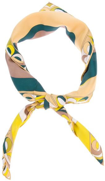 Emilio Pucci Printed Scarf - Lyst