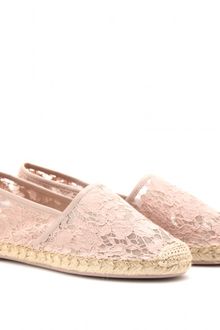 Valentino Lace Espadrilles - Lyst