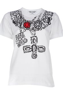 Comme Des Garçons Comme Des Garçons Pendant Print Tshirt - Lyst