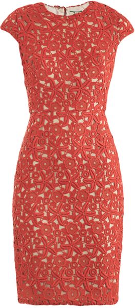 Issa Star Guipure Lace Dress - Lyst