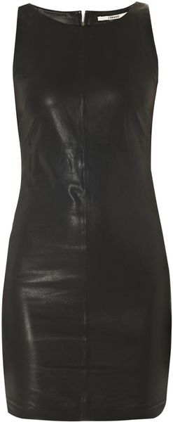J Brand Lena Leather Shift Dress - Lyst