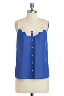 ModCloth Blueberries and Brie Top - Lyst