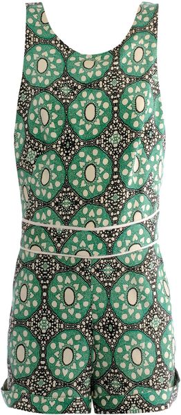 Sea Ny Batiklace Silk Jumpsuit - Lyst