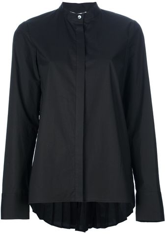 10 Crosby by Derek Lam Pleat Detail Blouse - Lyst