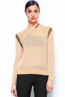 Carven Cut Out Shoulder Jumper - Lyst