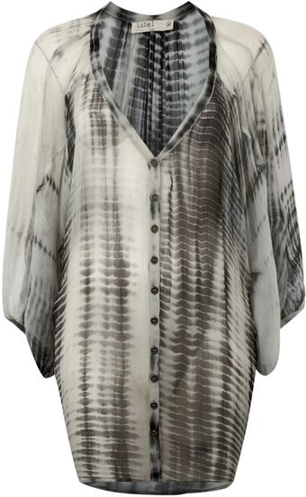 Label Lab Oversize Tie Dye Blouse - Lyst