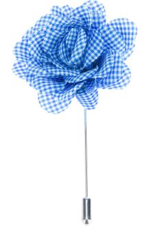 Lanvin Gingham Floral Brooch - Lyst
