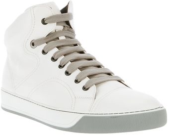 Lanvin High Top Trainer - Lyst