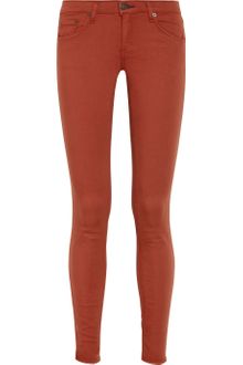 Rag & Bone The Skinny Mid Rise Twill Jeans - Lyst
