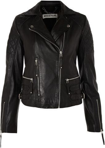 Whistles Brando Biker Jacket - Lyst